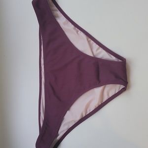 Shade and shore maroon bikini bottoms